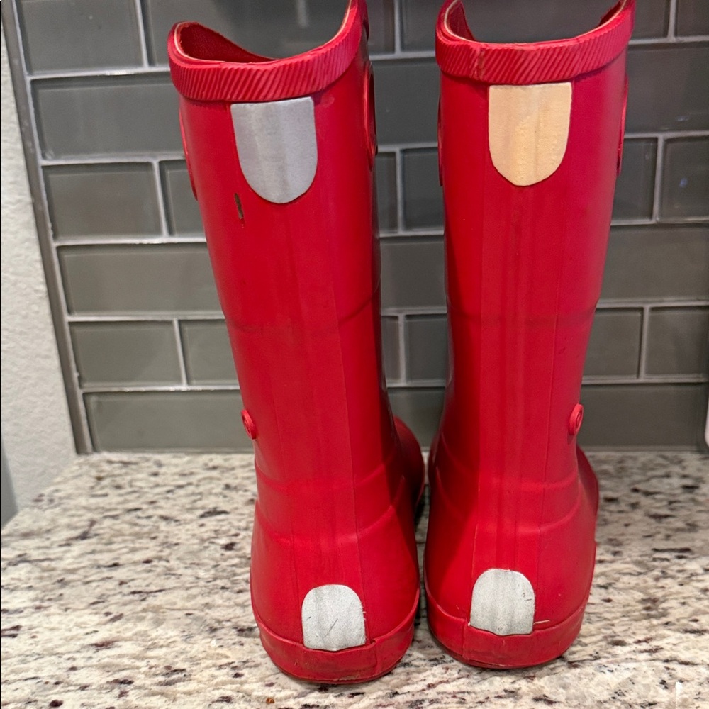 Hunter Boots x Target Women’s Bold Red Waterproof Boots Size 5 - Picture 3 of 15